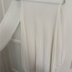 Wilfred Ivory Pleated dress